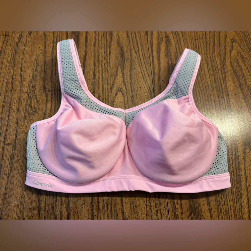 Glamorise women’s high impact underwear sports bra 34D - Picture 4 of 12